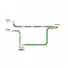 Corrugated Ventilator Citcuit Without Chamber (Adult)