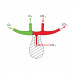 Nasal/Oral Dual CO₂ Sampling Cannula W/O₂ Delivery