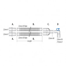 Corrugated Breathing Circuits - Disposable (Adult)